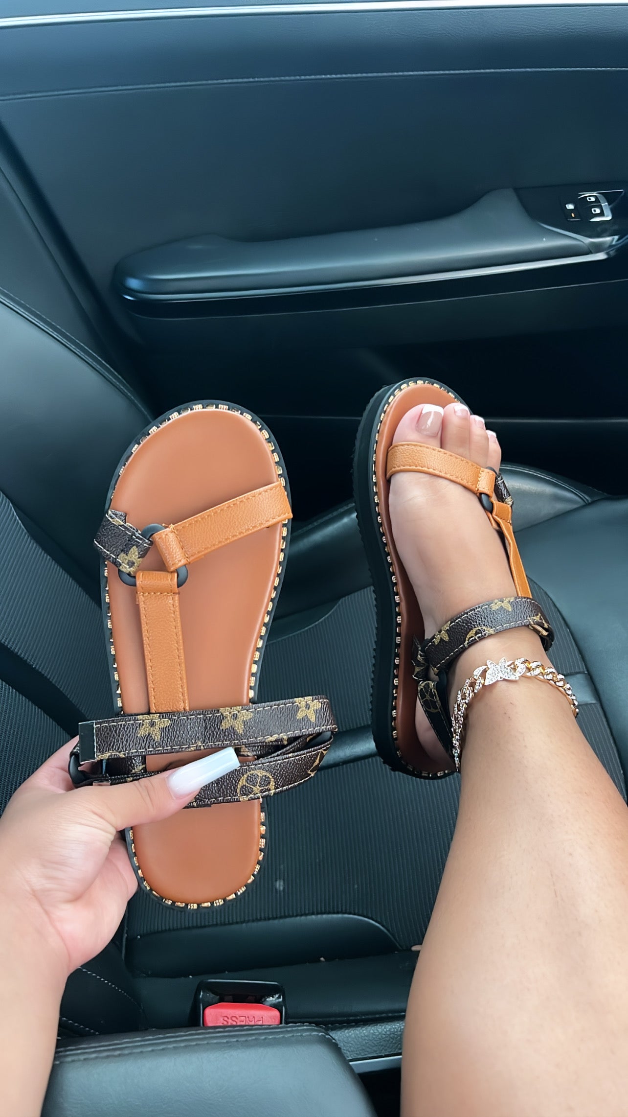 Luxury Print Sandals